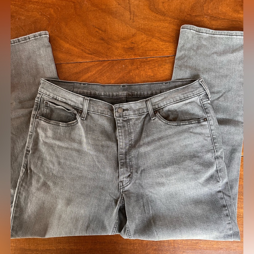 Levi’s Gray Wash Jeans — 541 Athletic Taper, Men’s 40x32, Like New - Picture 3 of 6